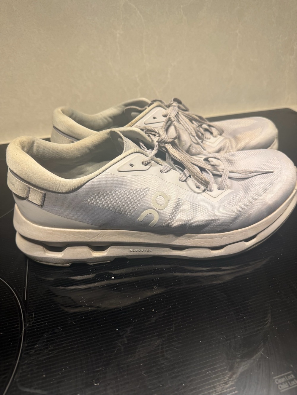 On Cloudrunner Men's Running Shoes in Light Gray